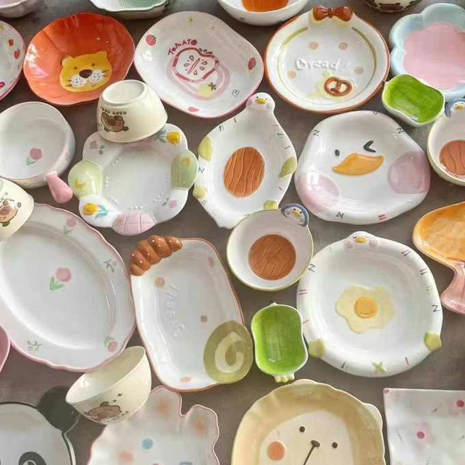  Cute and Fresh Cartoon Ceramic Tablewar