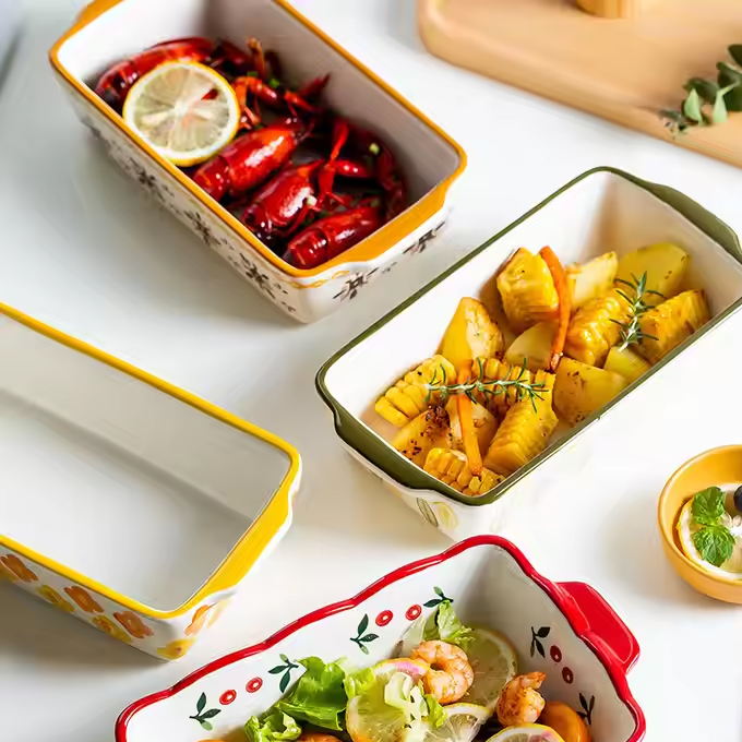 The Coloring Process of Ceramic Tableware